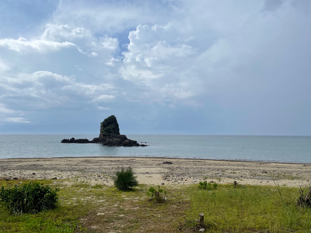 今日の嘉陽海岸