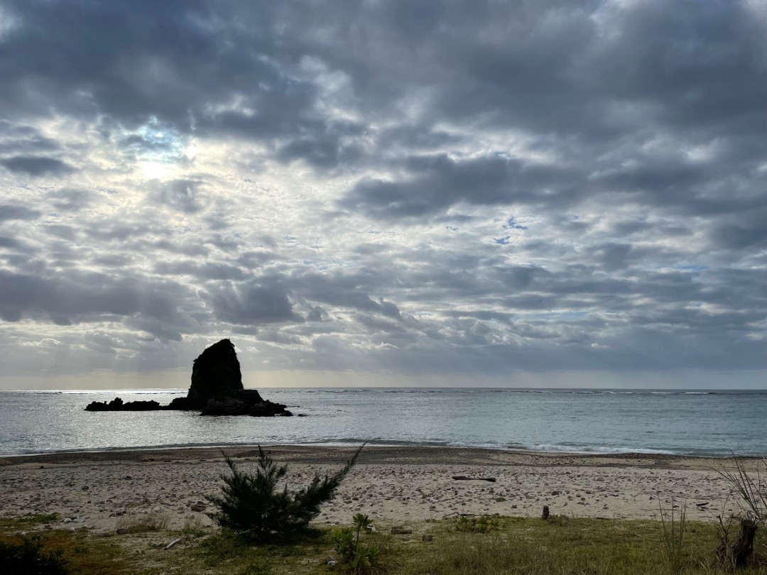 今日の嘉陽海岸