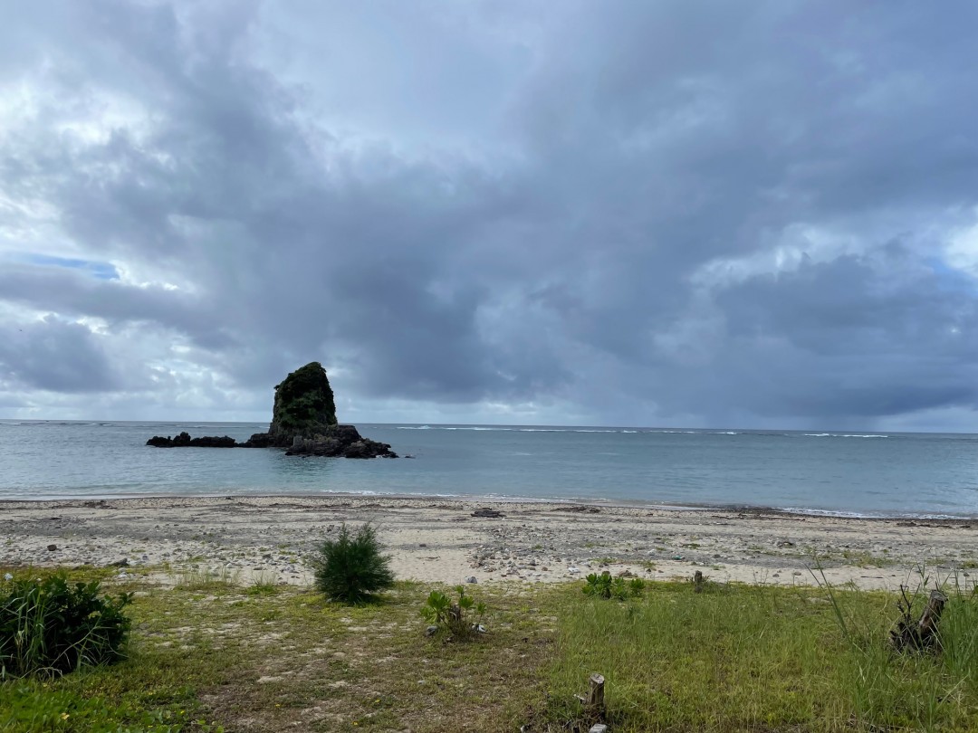 今日の嘉陽海岸