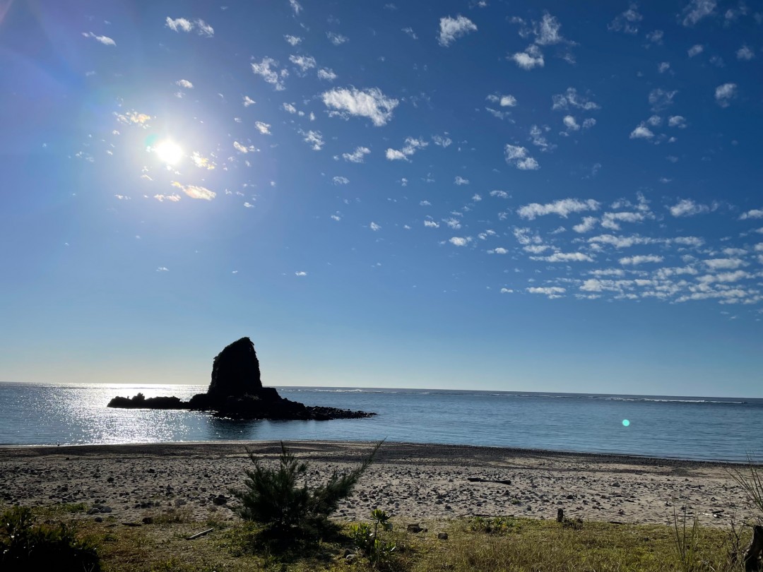 今日の嘉陽海岸