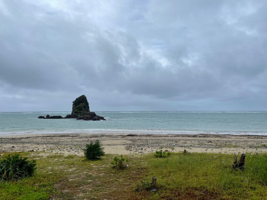 今日の嘉陽海岸