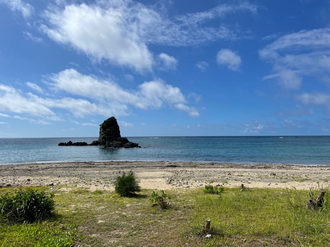 今日の嘉陽海岸