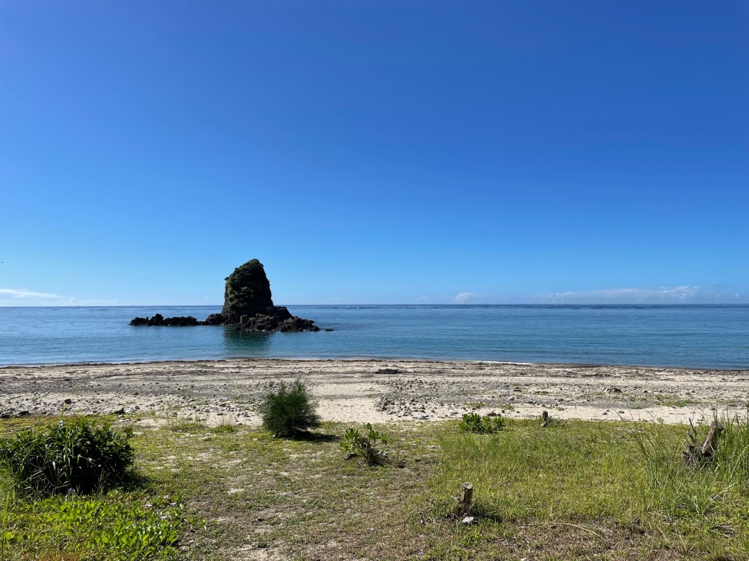 今日の嘉陽海岸