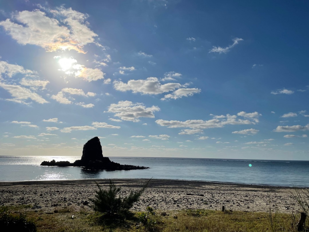 今日の嘉陽海岸