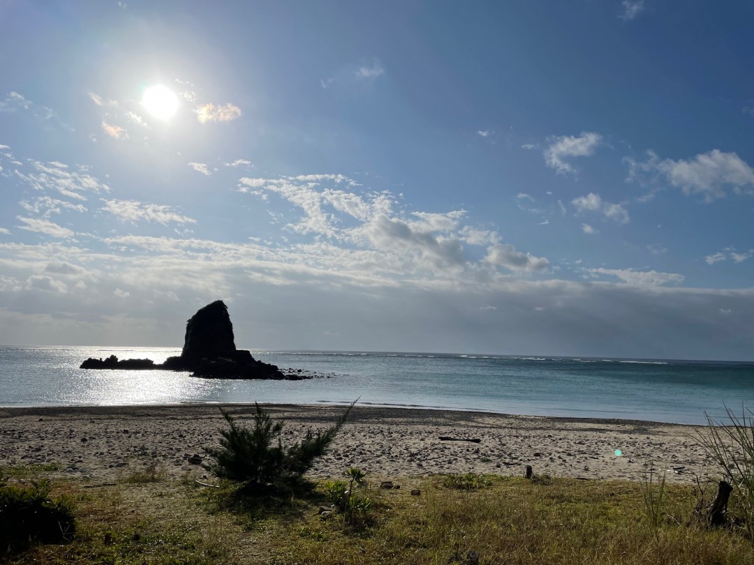 今日の嘉陽海岸