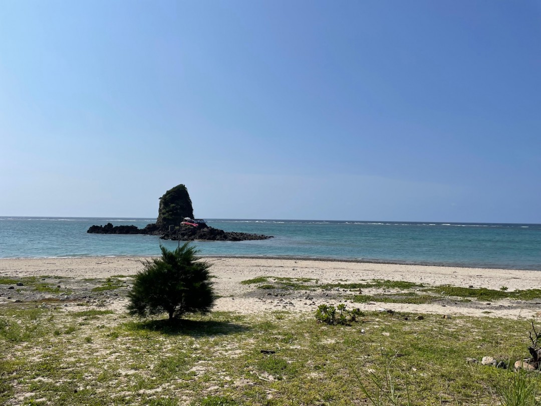 今日の嘉陽海岸