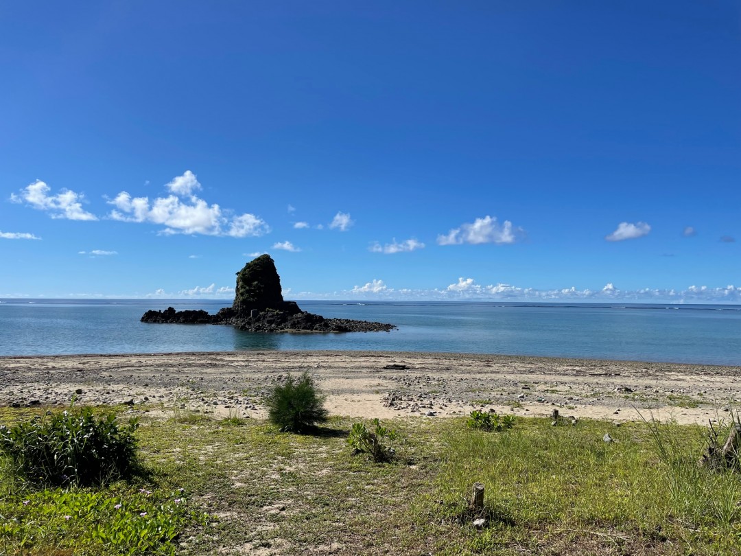 今日の嘉陽海岸