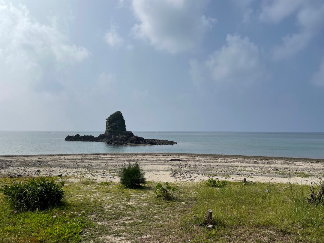 今日の嘉陽海岸