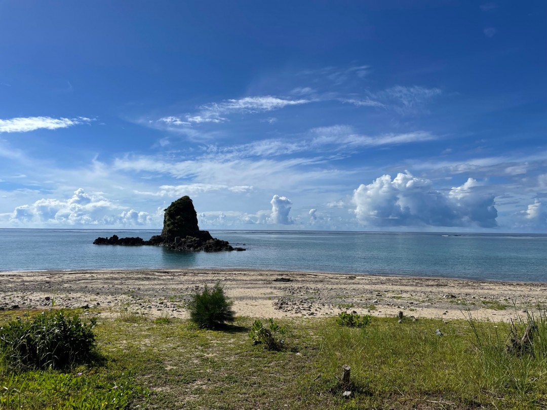 今日の嘉陽海岸