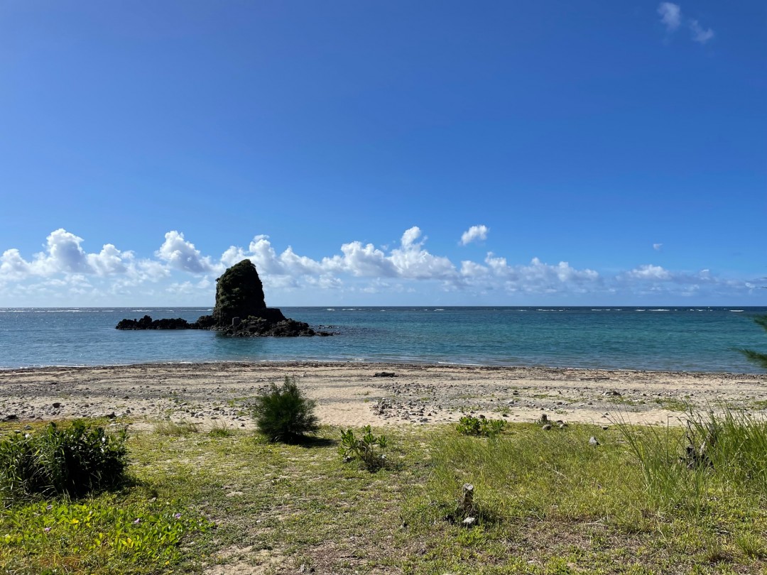 今日の嘉陽海岸