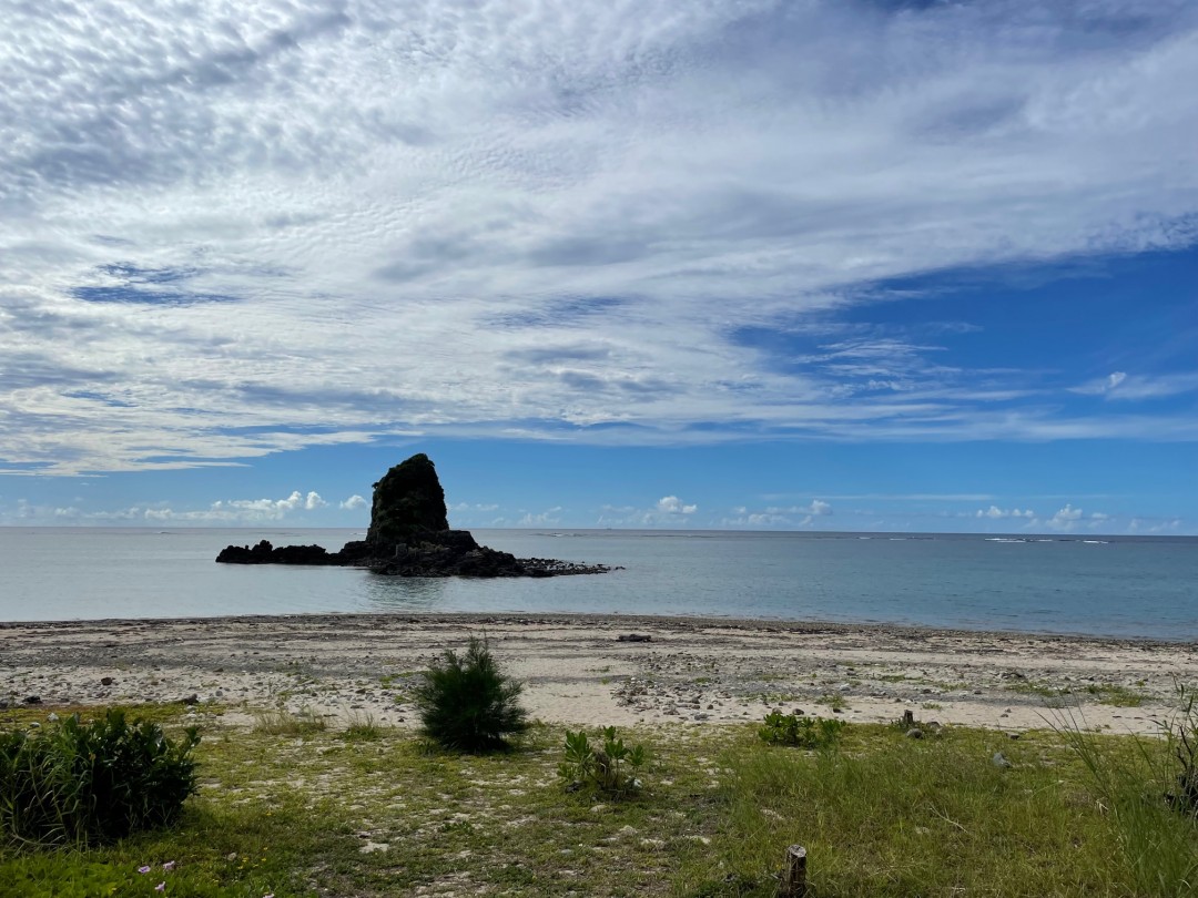 今日の嘉陽海岸