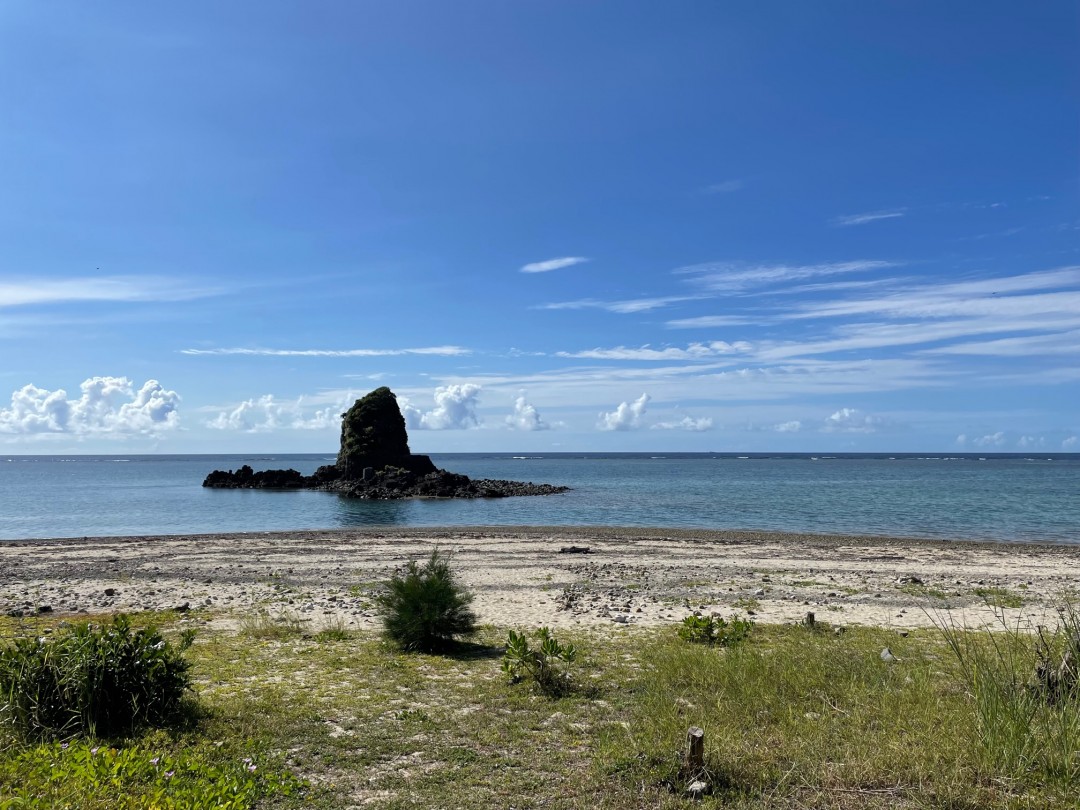 今日の嘉陽海岸