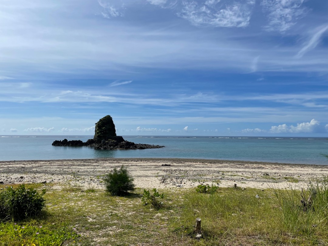 今日の嘉陽海岸