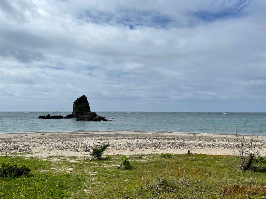 今日の嘉陽海岸