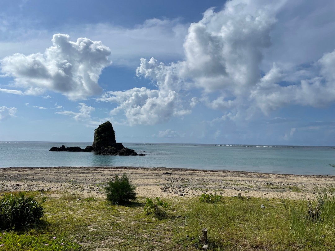 今日の嘉陽海岸