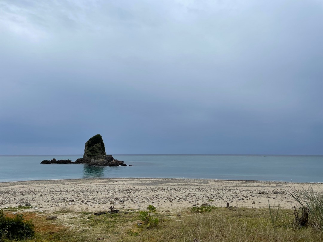 今日の嘉陽海岸