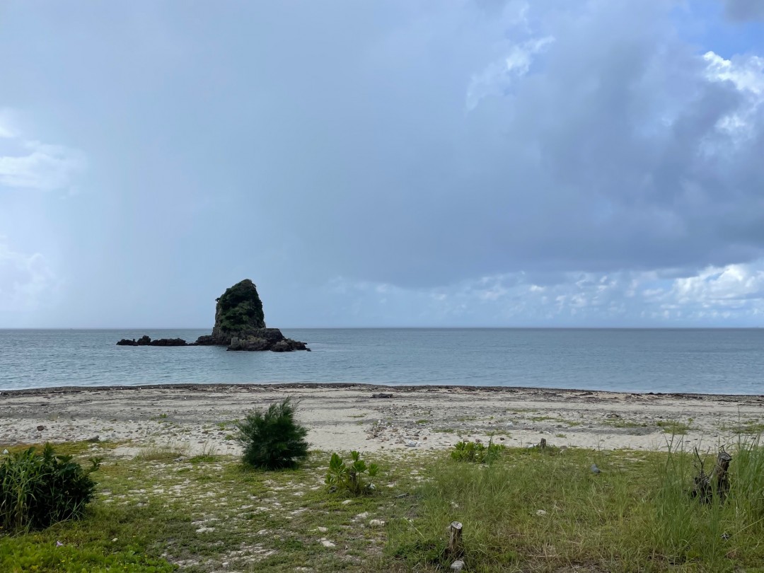 今日の嘉陽海岸