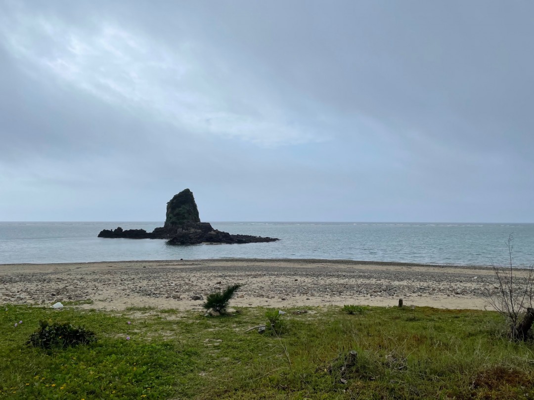 今日の嘉陽海岸