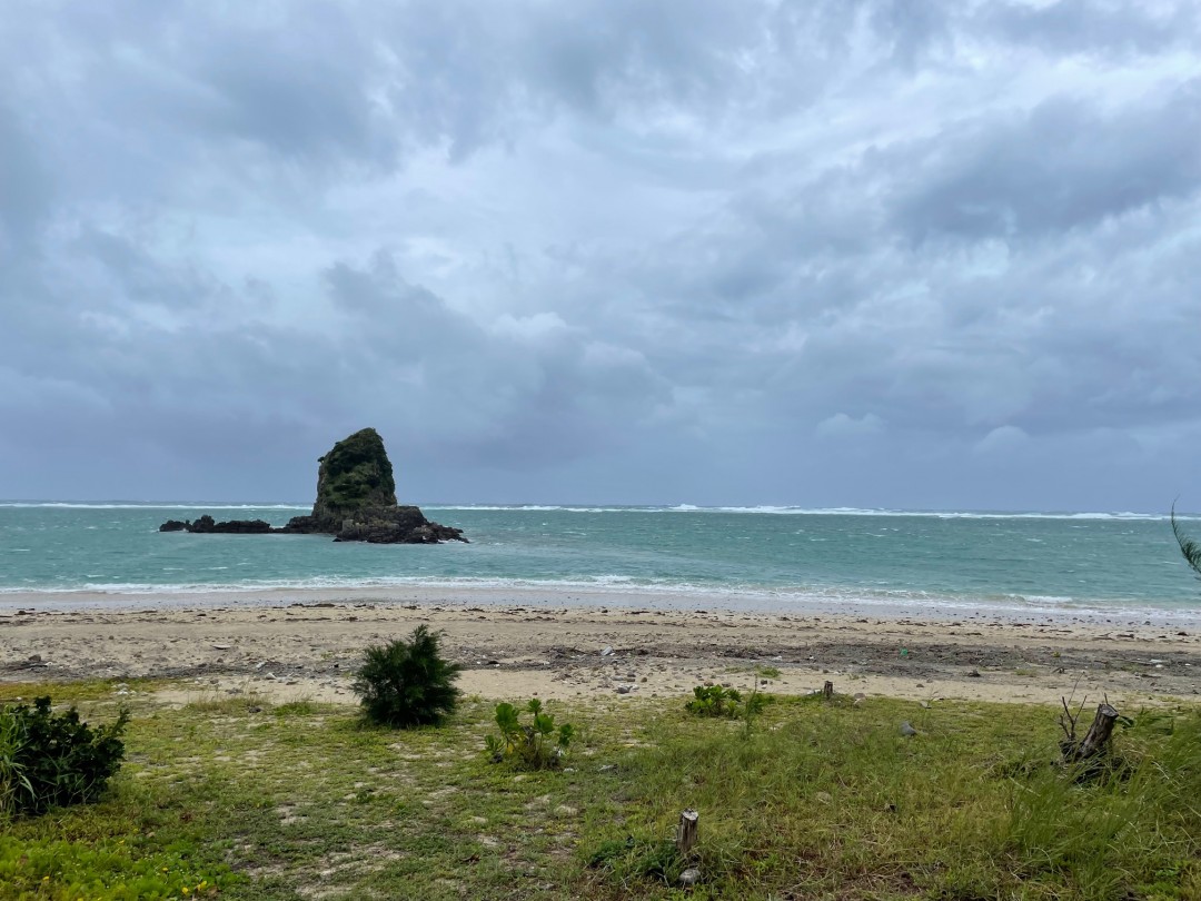 今日の嘉陽海岸