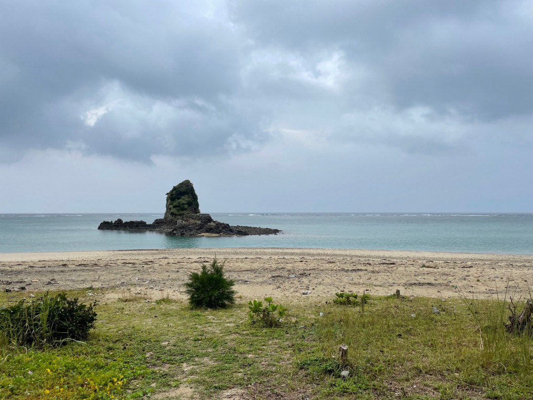 今日の嘉陽海岸