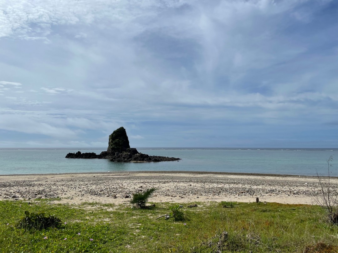 今日の嘉陽海岸