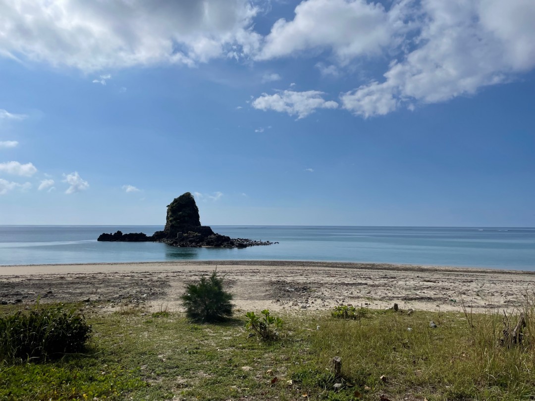 今日の嘉陽海岸