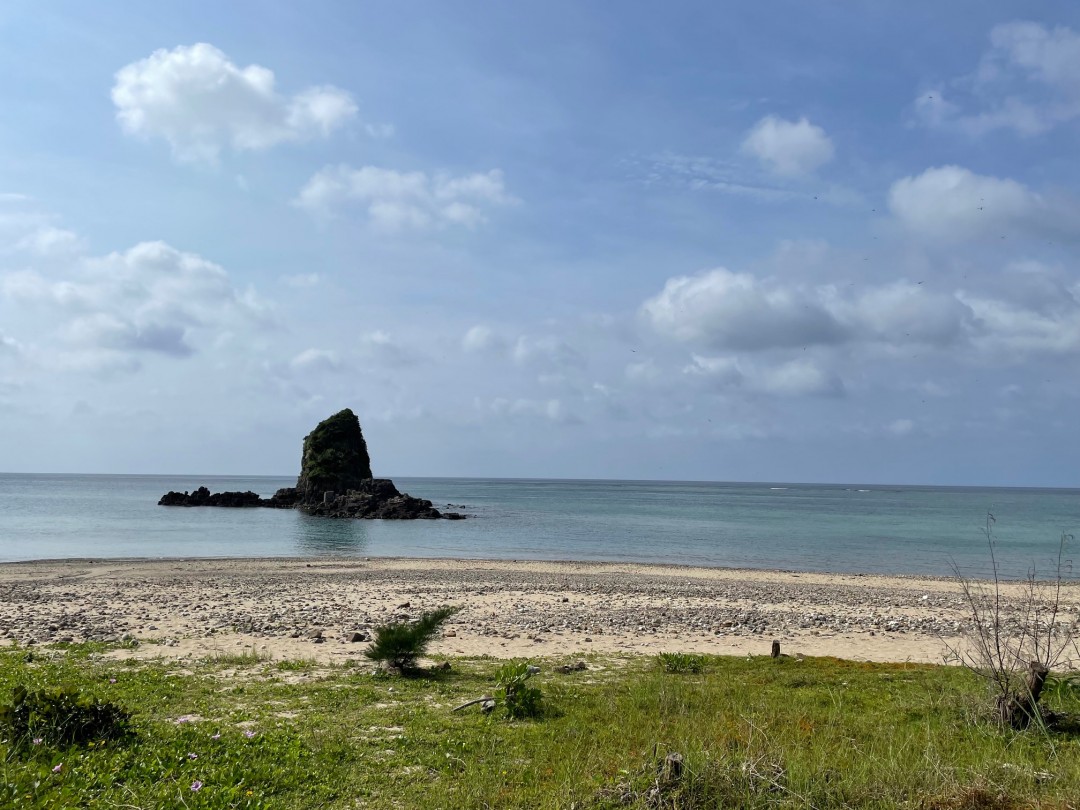 今日の嘉陽海岸