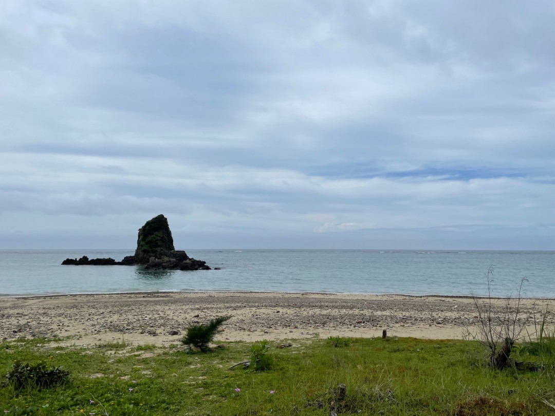 今日の嘉陽海岸