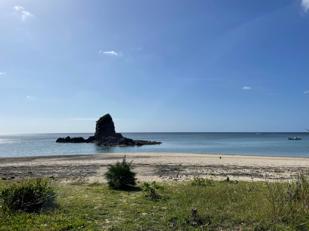 今日の嘉陽海岸