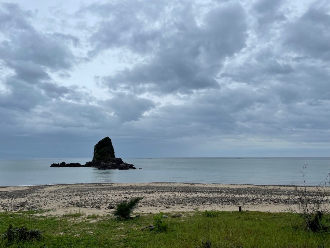 今日の嘉陽海岸