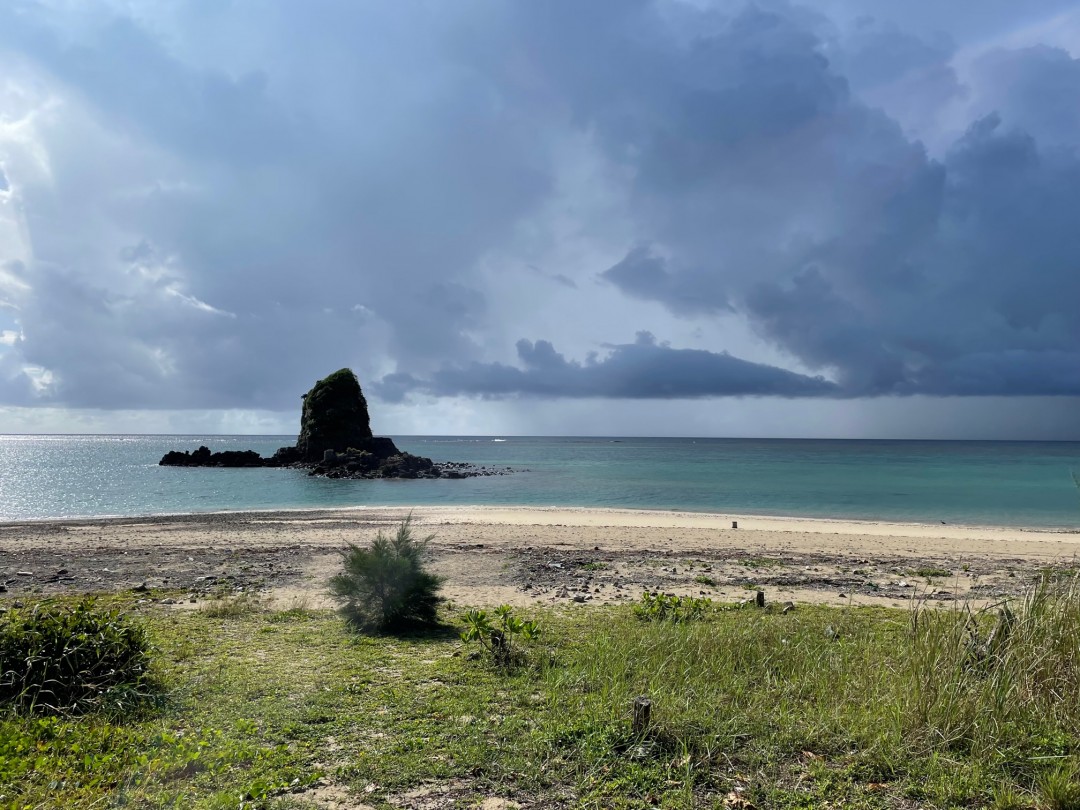 今日の嘉陽海岸