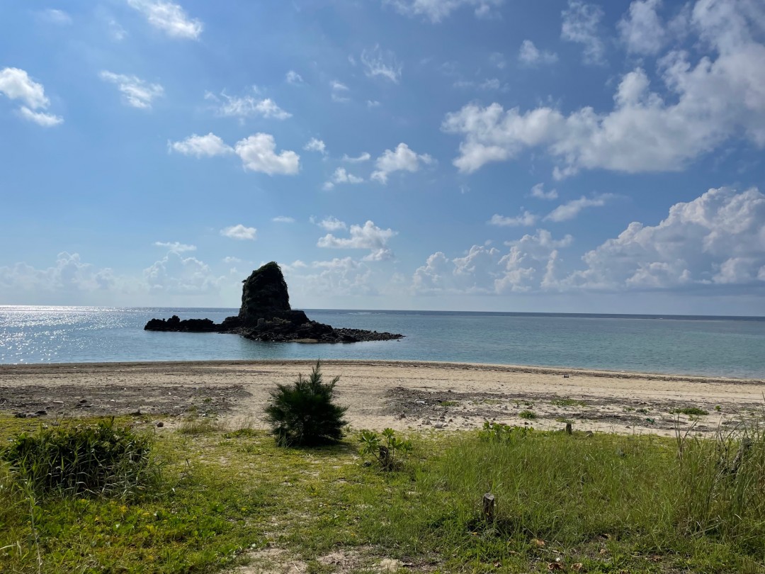 今日の嘉陽海岸