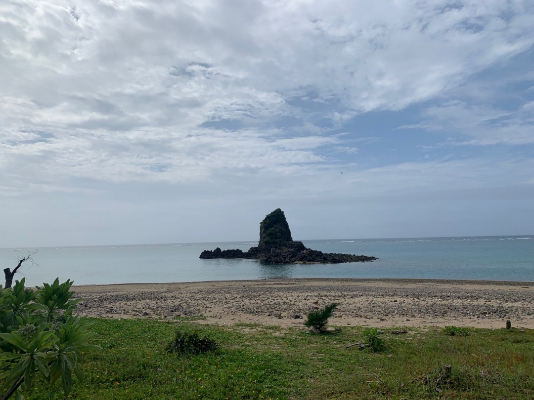 今日の嘉陽海岸