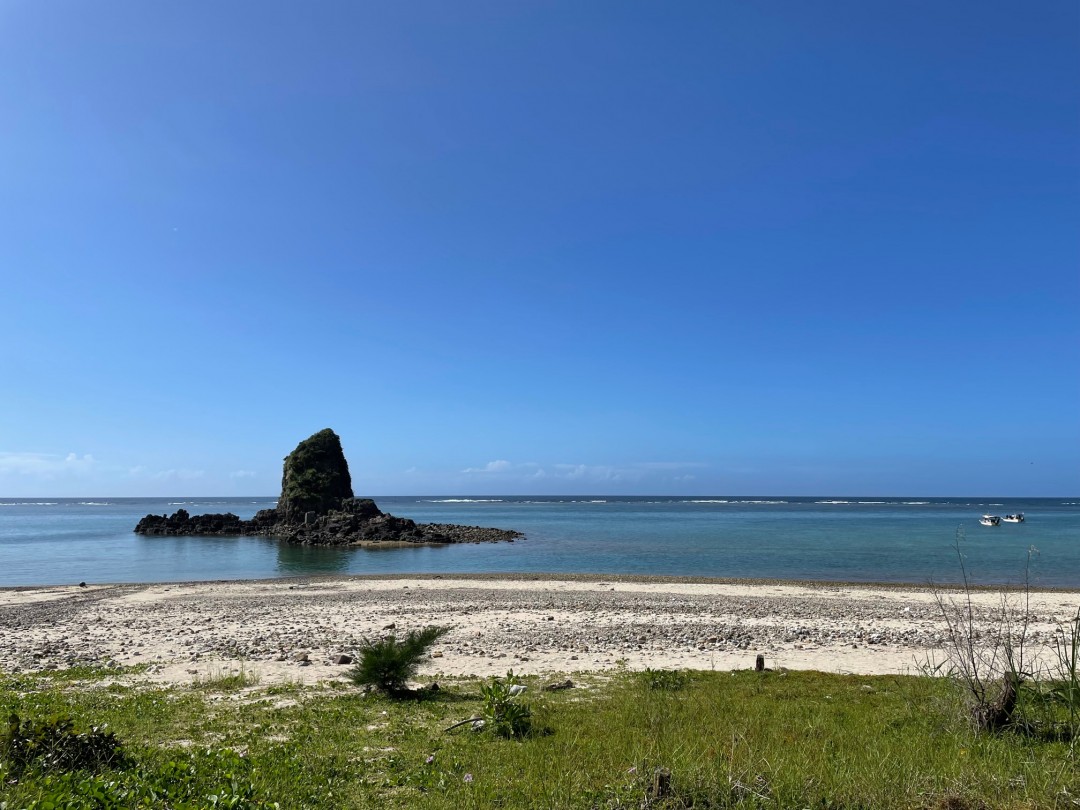 今日の嘉陽海岸