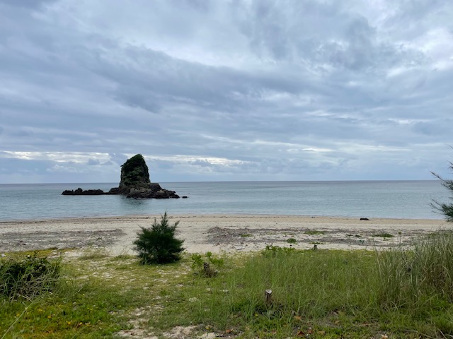 今日の嘉陽海岸