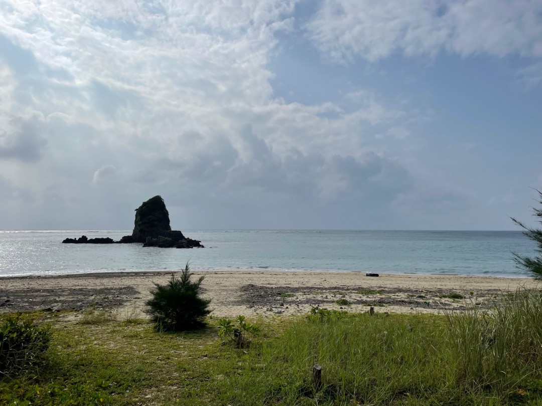 今日の嘉陽海岸