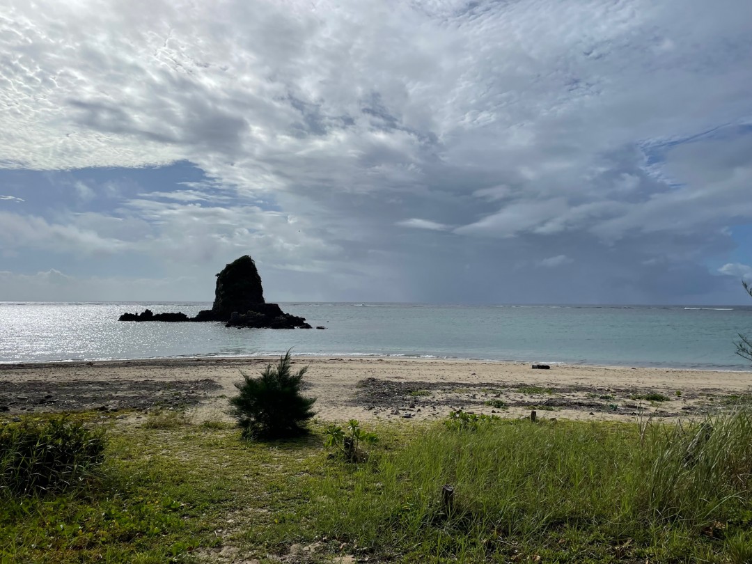 今日の嘉陽海岸