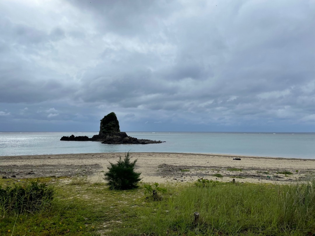 今日の嘉陽海岸