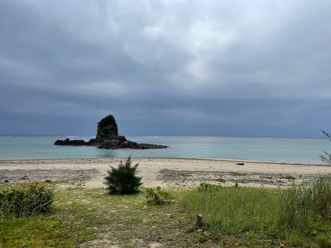 今日の嘉陽海岸