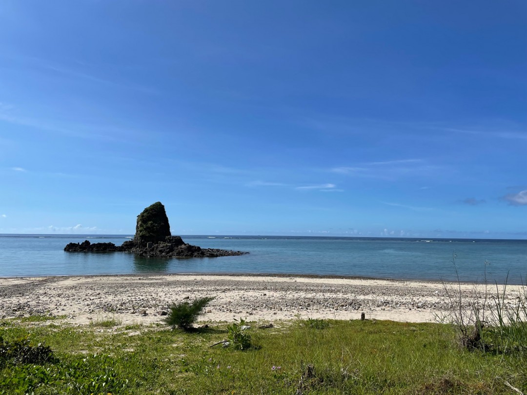 今日の嘉陽海岸