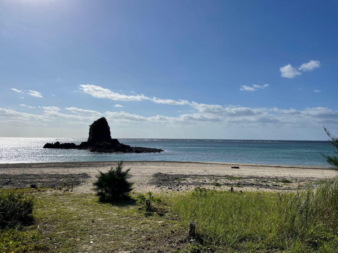 今日の嘉陽海岸