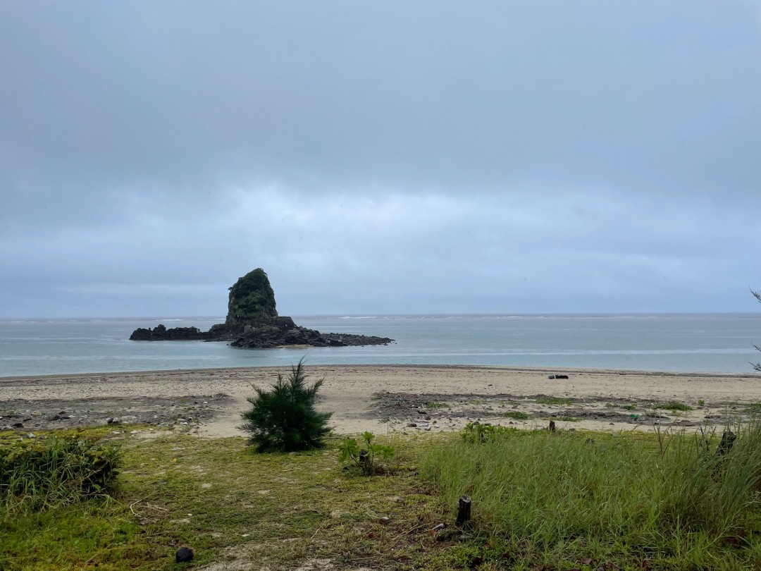 今日の嘉陽海岸