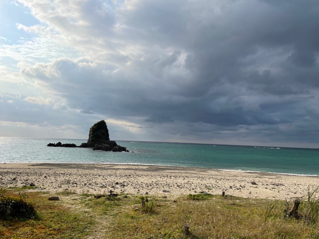 今日の嘉陽海岸