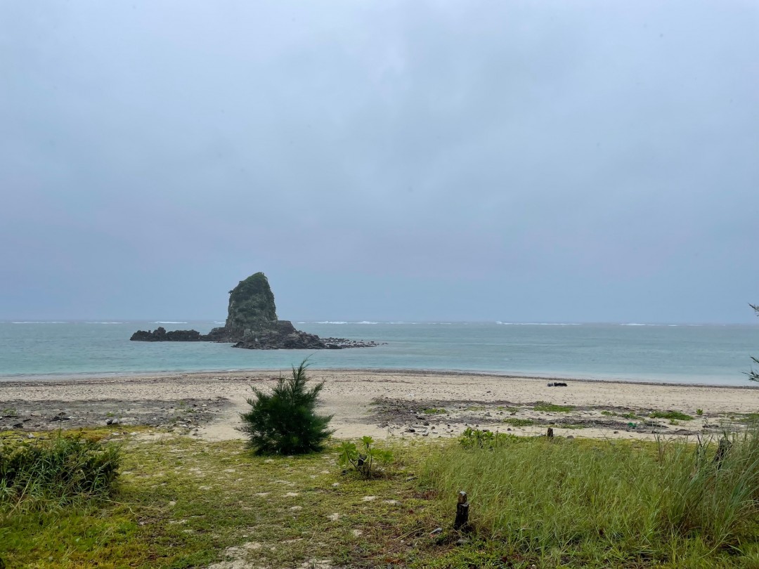 今日の嘉陽海岸