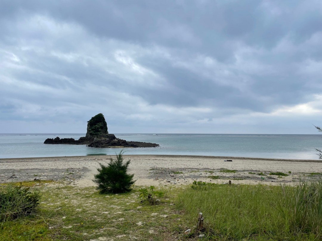 今日の嘉陽海岸