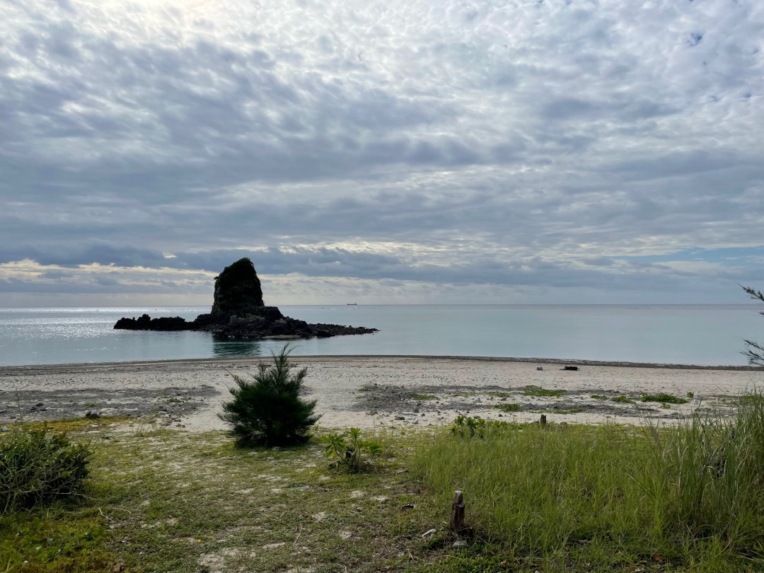 今日の嘉陽海岸