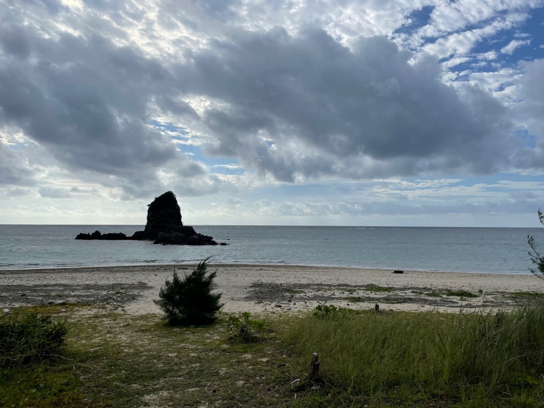 今日の嘉陽海岸