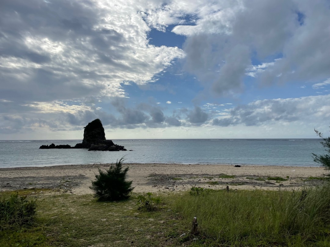 今日の嘉陽海岸