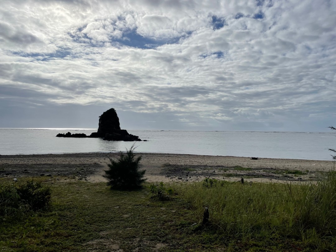 今日の嘉陽海岸