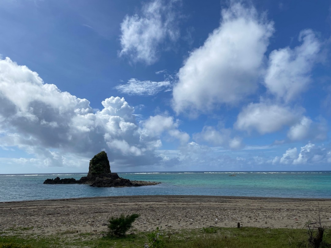 今日の嘉陽海岸